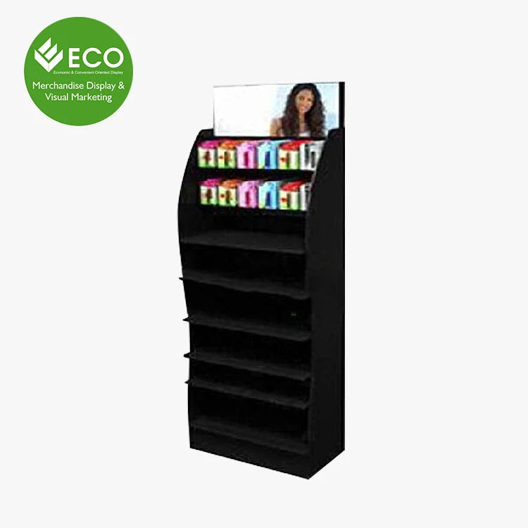 Hot Sale POS Corrugated Cardboard Display Cabinet for Cosmetics and Makeup for Store for Showcase