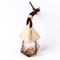 Hanging Car Perfume air Freshener 8 ml Car Perfume Glass Bottle with logo