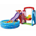 P1 0002 Kids Anti-skid Castle Themed Kids Plastic Tube Slide Indoor Playground