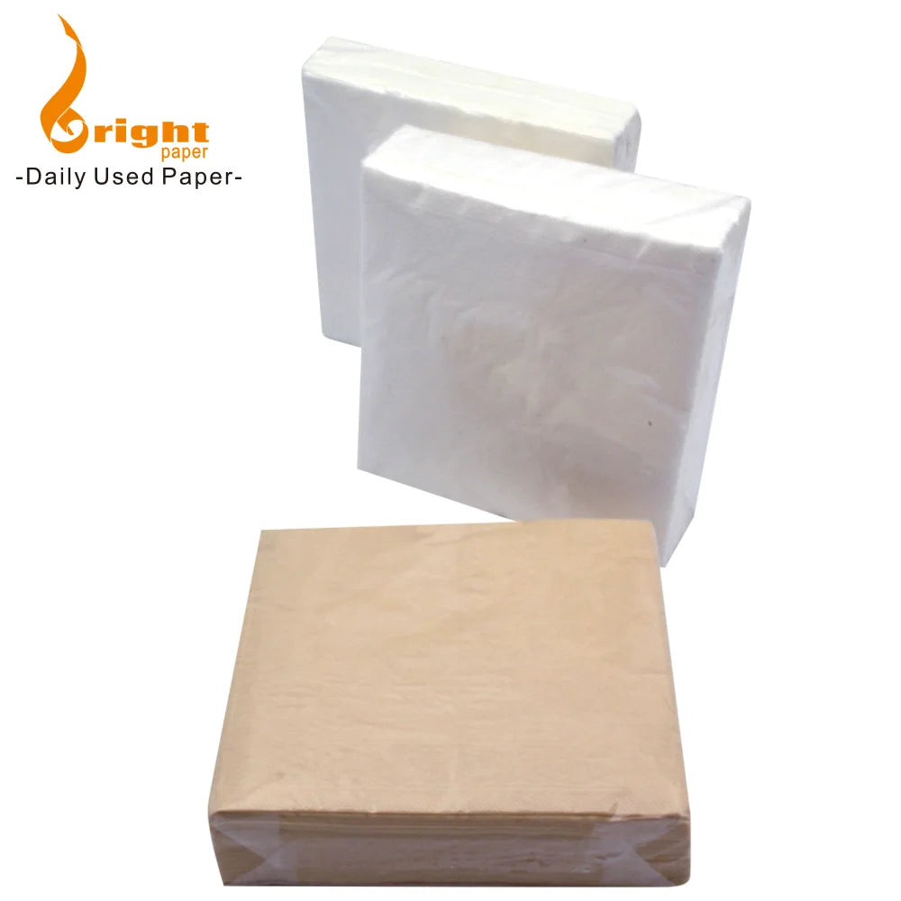 FSC Material White Napkin for Dinner 3 Ply  Paper  Napkin