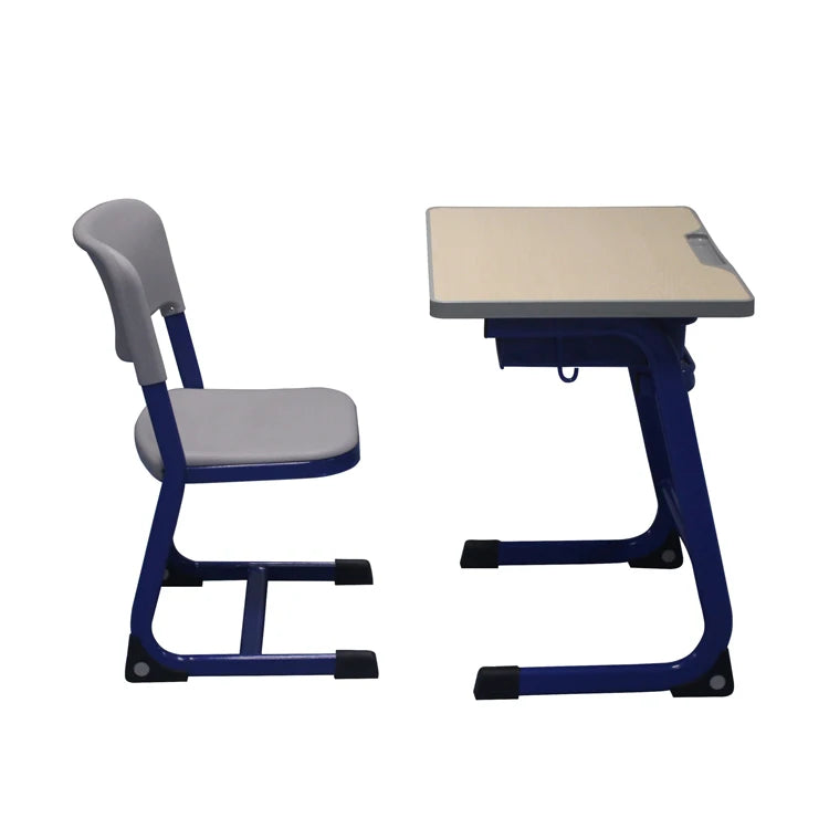 Modern  Classroom Single Kids Furniture Study Table and Chairs