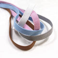 Custom Sport Shoe Laces 6mm Colorful Flat No-Tie Stretch Durable Polyester Elastic Transparent Tips Shoelaces