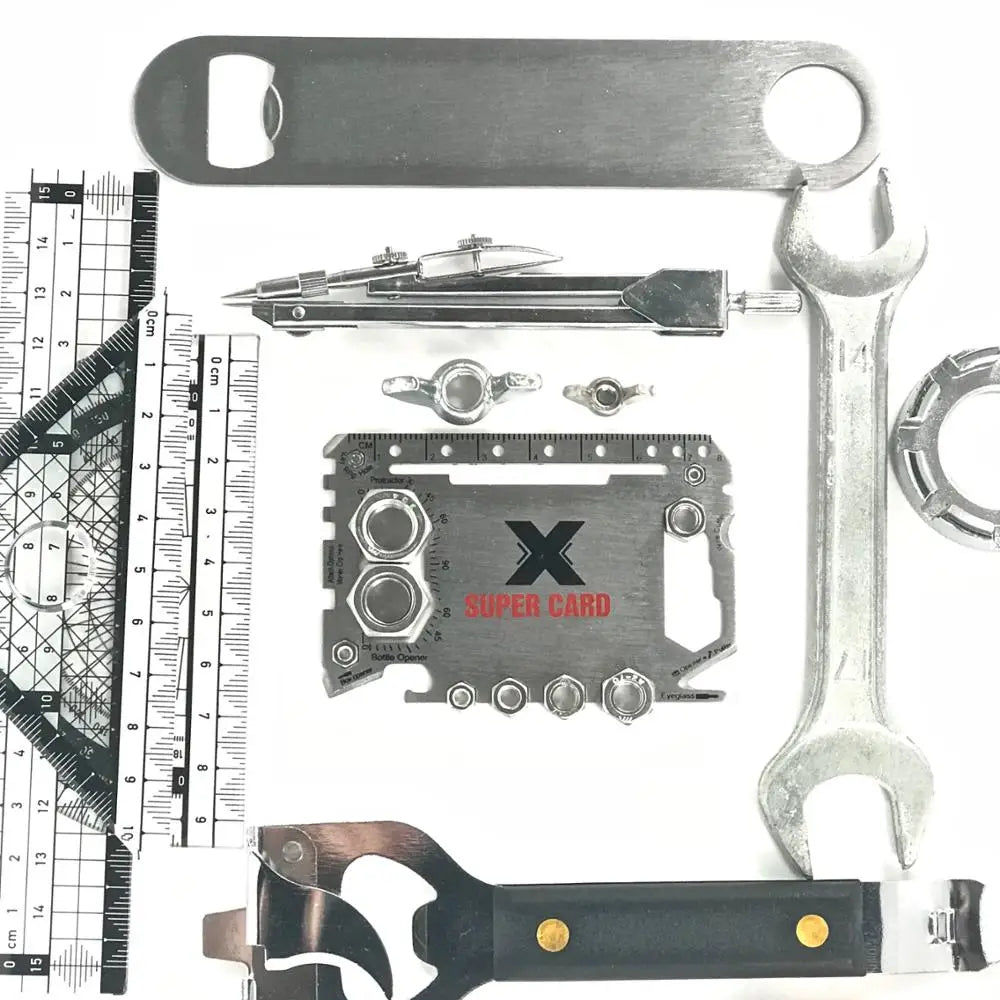 Promotional Credit Card Multitool Wallet Multi Tool Card Survival Pocket Knife Gadget Customizable Multitool Metal Card