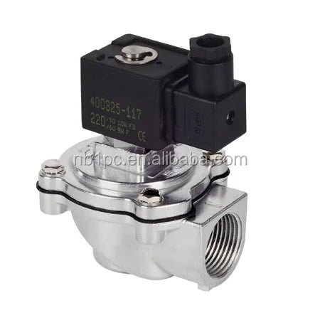 1'' Pulse Valves with Solenoid Structure Angle Seat Same As SCG353A044 OEM Customizable