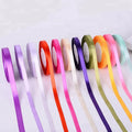 Wholesale Multi-colors Polyester 20mm Width Party Bowknot Gift Box Decorative Stain Silk Ribbon