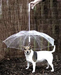 Customized logo Printing Dog Umbrella Transparent Pet Umbrella