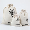 Gift Packaging Cotton Linen Cloth Drawstring Bag