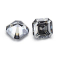Wholesale Price Grey Moissanite Starsgem 8x8mm Loose Asscher Cut Grey Moissanite