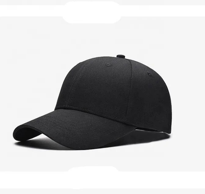 Cheap Cap 6-Panel Cotton Twill Hat Curved Visor Sporty Baseball Hat Plain Color