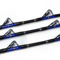 FRP Fishing Trolling Nylon Butt 50-80LBS Rod Strong Power Double Roller Guides Game Trolling Rod 50kgs