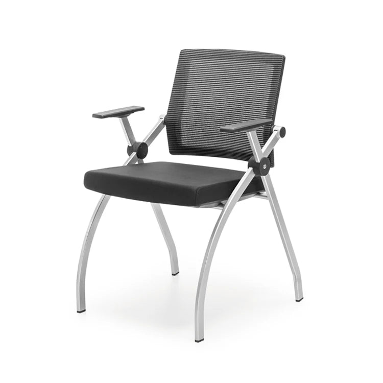 Modern Metal School Chair With Folding Tablet Arm for Office Meetings Training Wholesale Writing Board Included