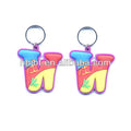 PVC Plastic Keychain