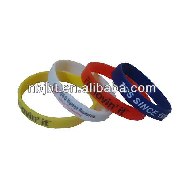 Silicone Rubber Wristband-Customized Pantone Color Lightweight Sporty Style Business Gift for Graduation Fairytale Theme
