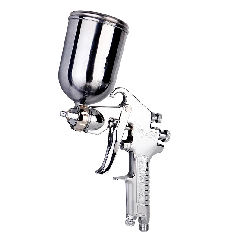 High Quality W-71 Gravity HVLP Air Spray Gun Furniture Paint Sprayer Air Hopper 1.0mm Pneumatic High Pressure Spray Gun