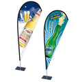 Wholesale  Promotion Windproof Portable Polyester Fabric Feather Beach Flags for Outdoor Activities