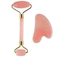 Crystal Gua Sha and Roller Gem Stone Facial Rollers and Gua Sha Rose Quartz Roller and Guasha