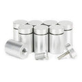 Customized HXL Brand HXL-D025 OEM/ODM Wall Mounted Stainless Steel Zinc Alloy Screw Glass Holder Standoff Hardware for Home