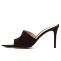 Open Pointed Toe High Heels Heeled Mules High Heel Sandals for Women