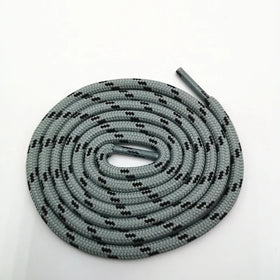 Manufacturer Custom Durable Polyester Plastic Printed Pair Shoelaces Transparent Plastic Tips for Outdoor Hiking Sports