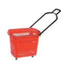 New Material 45L Best Selling Rolling Plastic Basket