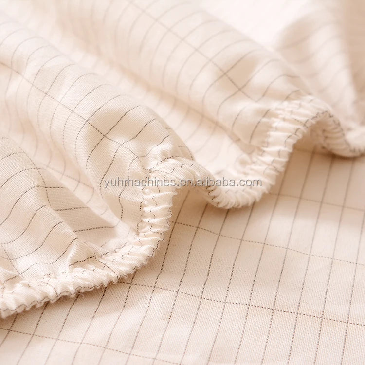 CONDUCTIVE EARTHED EMF Radiation Protection King Size Bed Fitted Sheet Earthing Connection