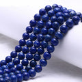 Wholesale 4A 5A 6A 7A Natural Lapis Lazuli Jewelry Gemstone 3-10mm Lapiz Beads Natural Loose Stones