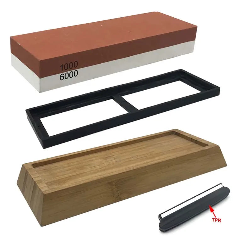 Whetstone Knife Sharpening Stone Whetstone 1000 6000 Silicon Carbide Sharpeners Eco-friendly