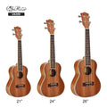 OEM Factory Price Sapele Wood 4 Nylon Strings soprano Concert Tenor Ukulele