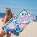 Customer Yoga Towel Sand Free Gym Swim Backpacking Hiking and Camping for Travel Microfiber Beach Towel
