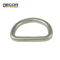 304/316 Stainless Steel D Ring Polished Iron Belt Buckle Marine Hardware Forged Treatment Rope Application