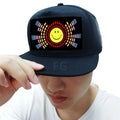 New Arrival LED Sound Active Baseball Cap for Men for Party Cosplay Sports Casual Business & Outdoor Scenes