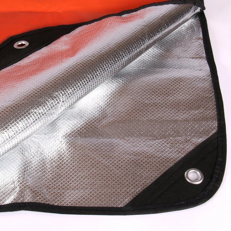All-Weather Outdoor Survival Thermal Reflective Blanket 60 x 82 Inch for Any Weather Condition