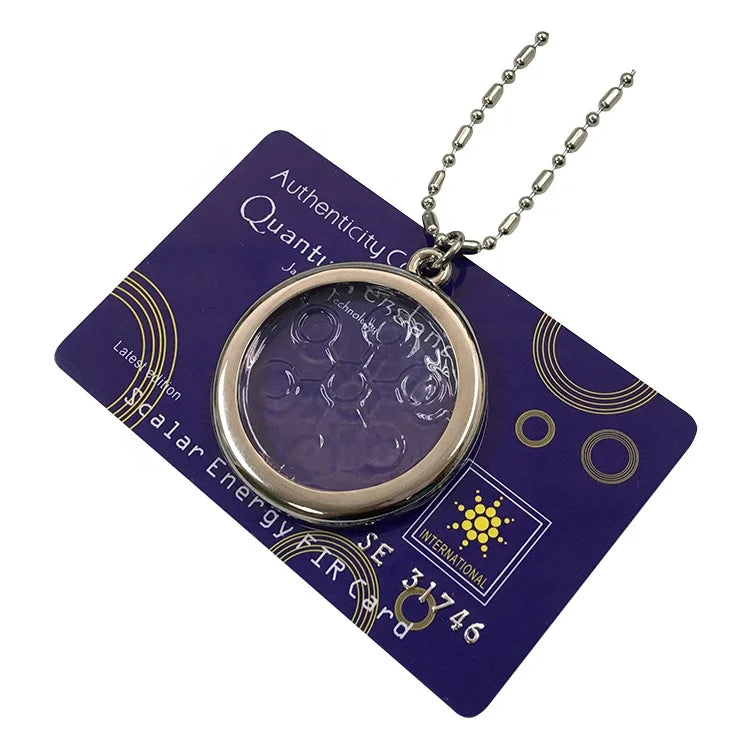 Bio Glass Scalar Energy Pendant Bio Energy Quantum Pendant High Negative Ions