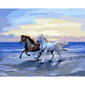 CHENISTORY99160 Paint by Numbers for Adult Diy Animals Horses No Frame