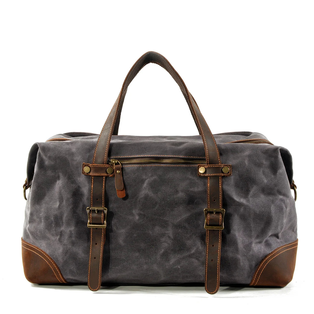 Large Capacity  Vantage Wax Canvas Carry Shoulder Travel Bags Luggage for Man