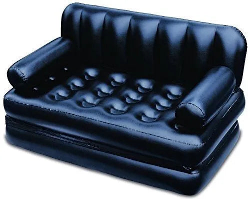 Bestway 75056 74'' X 60'' X 25'' Multi-function 5 in 1 Inflatable Air Sofa Bed with Sidewinder AC Air Pump