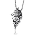 Ancient Reasures Egypt Viking Odin Thor Mjolnir Celtic Norse Nordic Wolf Necklace