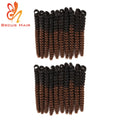 Alibaba Good Supplier Crochet Synthetic Hair Spiral Afro Kinky Curly Braiding Hair