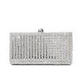 Luxury Crystal Metal Hard case Box Clutch Evening Purse Wedding Crystal Clutch Bag