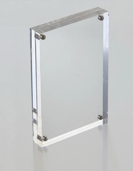 Manufacturer Professional Custom Magnetic Rectangle Clear Acrylic Photo Frame 5x7