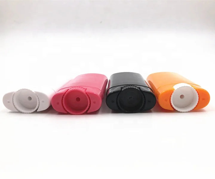 Free Samples 15g 30g 50g 65g 75ml PP Plastic Flat Oval Shape Lip Balm Tube Stick Deodorant Container