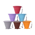 Classical Hot Sale 260ml Colorful Portable Foldable Non-toxic Easy to Clean Silicone Travel Mug