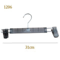 Adult Bottom Pants Hanger Eco-Friendly PS Plastic Injection-Molded Multifunction Chrome Hook Clothing Organizer Wardrobe Display