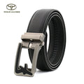 New Style 3.5cm Fashion Mens Automatic Belt Adjustable Leather Belt Auto Buckle Rachet Belt