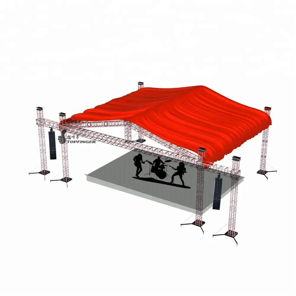 Event Equipment Aluminum Concert Canopy Heavy Duty Roof Stage Platform Truss System for Sale