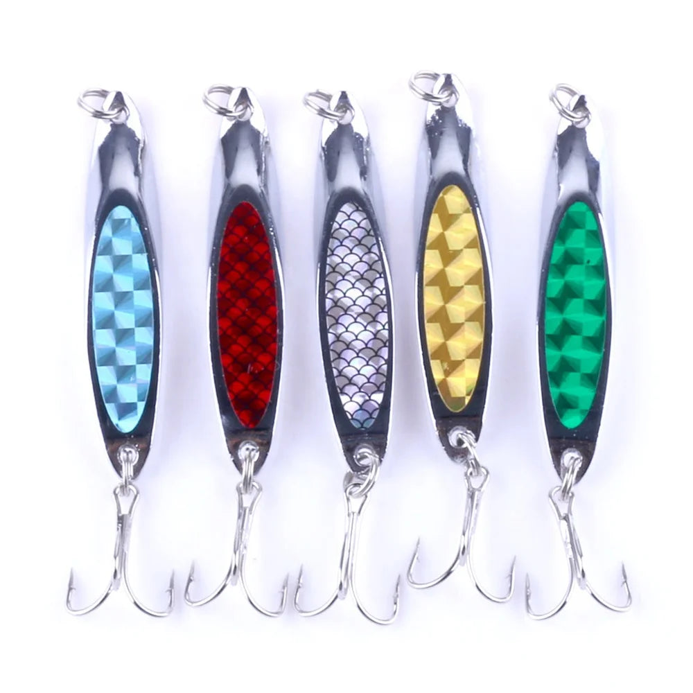 Hot Sale Fishing Lure Spinner Hard Fishing Spoons Long Casting 7cm 21g