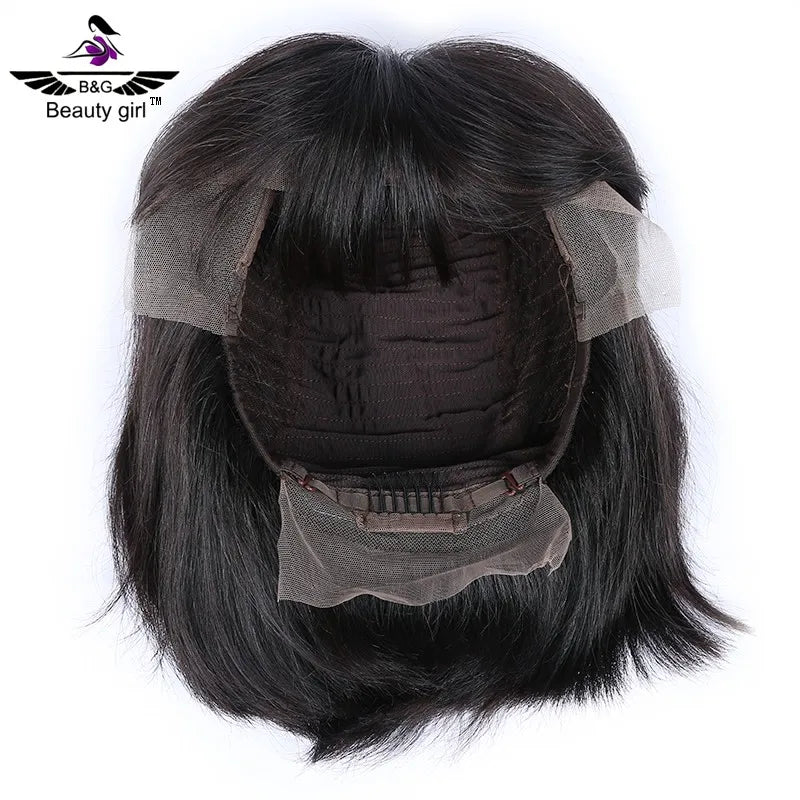 Beauty Girl Fast Shipping Cheap Hair Extension bob Wigs Dropshipping Human Hair Lace Front Wigs for Black Women
