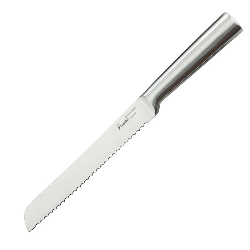 Premium Ultra Sharp  Stainless Steel Kitchen Chef Bread Bow Knife with Hollow Handle