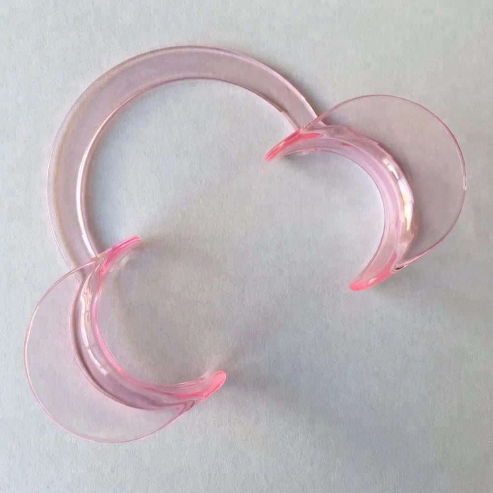 Dental Comfortable White Soft Lip and Cheek Retractor Mouth Opener Set