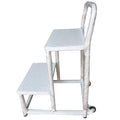 Convenient Custom Flexible Stainless Platform Ladder with Wheels